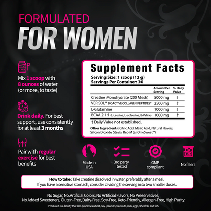Bold Buns Creatine for Women